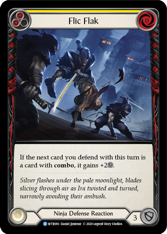 Flic Flak (Yellow) [U-WTR093] Unlimited Rainbow Foil | Good Games Adelaide SA