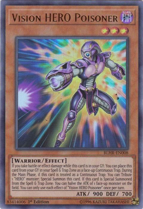 Vision Hero Poisoner [BLHR-EN008] Ultra Rare | Good Games Adelaide SA