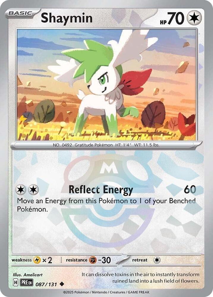 Shaymin 087/131 (SV: Prismatic Evolutions)  - Holofoil | Good Games Adelaide SA