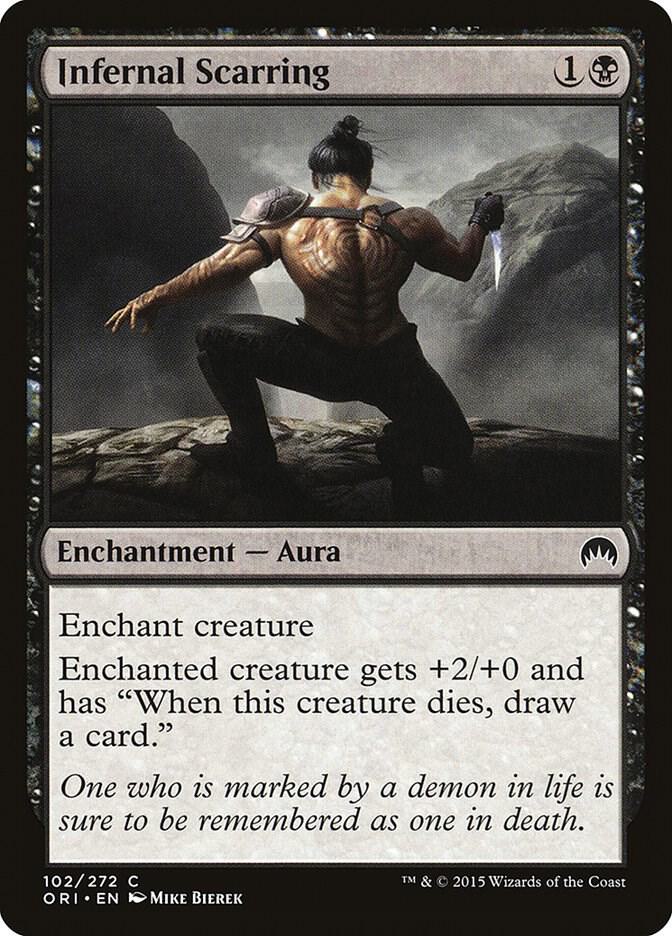 Infernal Scarring 102 (Magic Origins)  - Foil | Good Games Adelaide SA