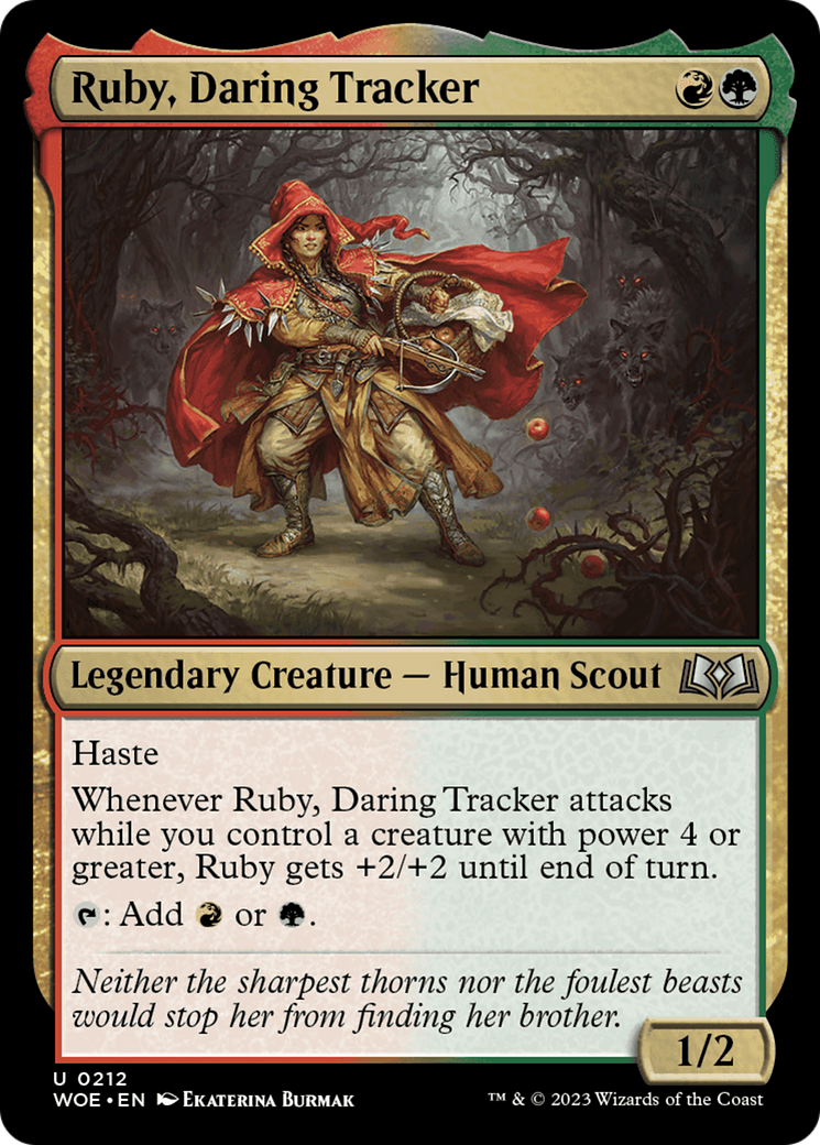 Ruby, Daring Tracker [Wilds of Eldraine] | Good Games Adelaide SA