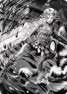 Nahiri the Unforgiving Art Card 80 81 80 (Art Series: Phyrexia: All Will Be One)  | Good Games Adelaide SA