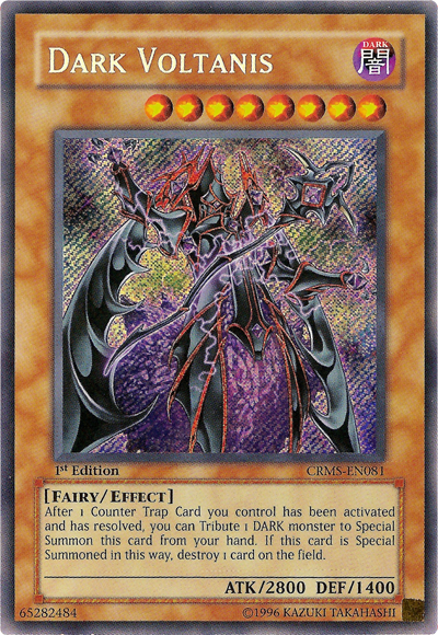 Dark Voltanis [CRMS-EN081] Secret Rare | Good Games Adelaide SA