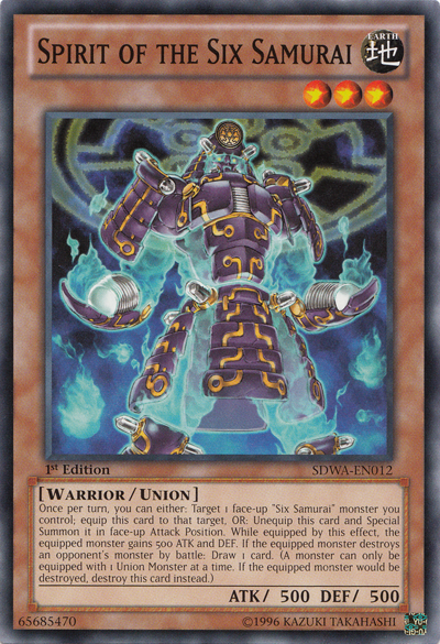 Spirit of the Six Samurai [SDWA-EN012] Common | Good Games Adelaide SA