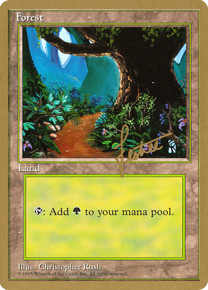 Forest (bl376) (Bertrand Lestree) [Pro Tour Collector Set] | Good Games Adelaide SA