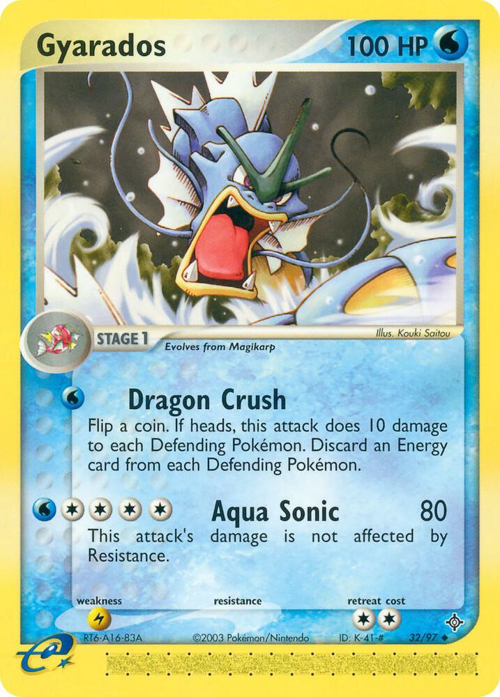 Gyarados 32/97 (Dragon)  - Reverse Holofoil | Good Games Adelaide SA