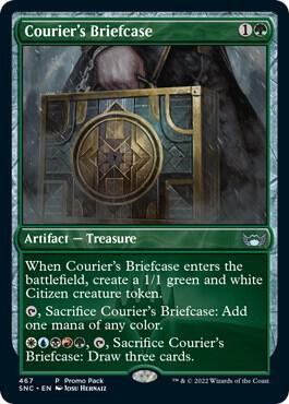 Couriers Briefcase 467 (Promo Pack: Streets of New Capenna)  - Foil | Good Games Adelaide SA