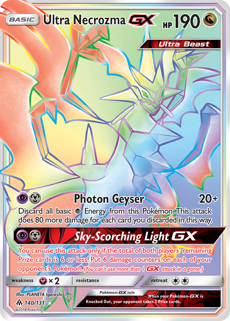 Ultra Necrozma GX (140/131) [Sun & Moon: Forbidden Light] | Good Games Adelaide SA