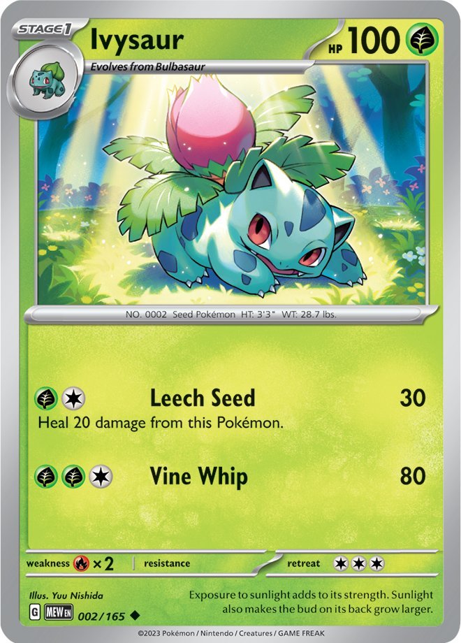 Ivysaur (002/165) [Scarlet & Violet: 151] | Good Games Adelaide SA