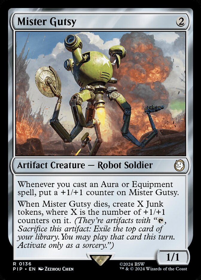 Mister Gutsy 136 (Universes Beyond: Fallout)  - Foil | Good Games Adelaide SA
