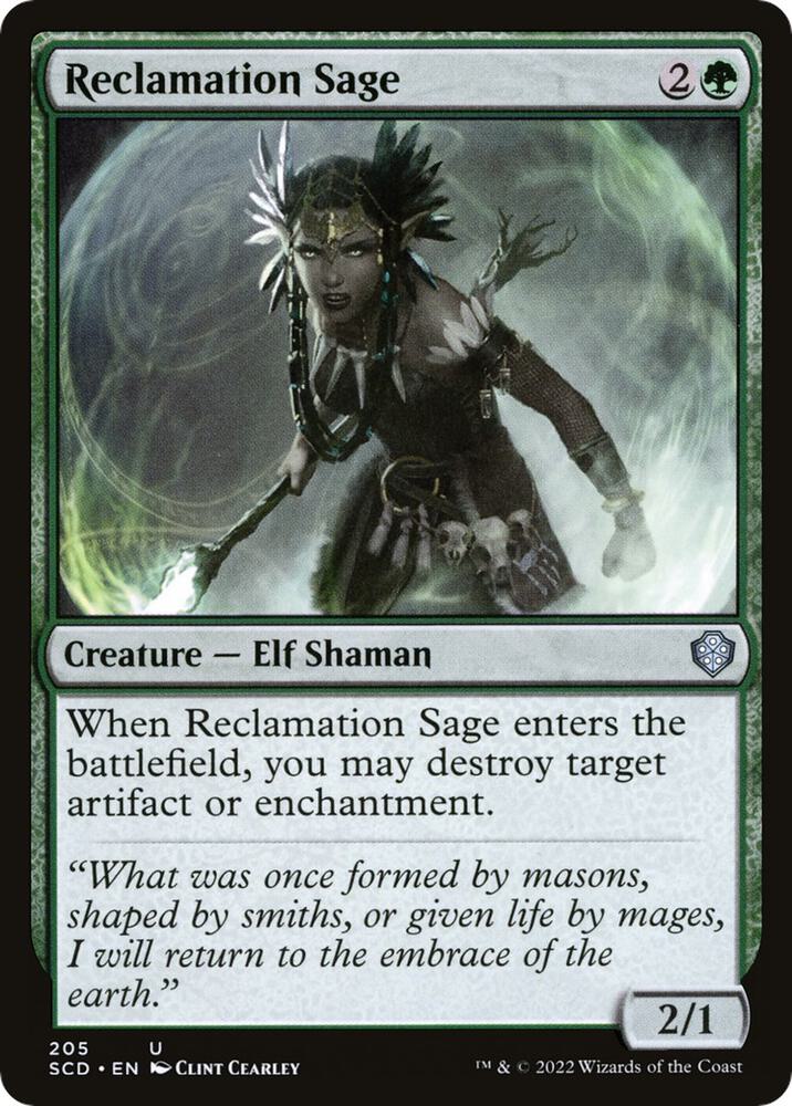 Reclamation Sage 205 (Starter Commander Decks)  | Good Games Adelaide SA