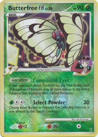 Butterfree FB LV.50 (17/147) (League Promo) [Platinum: Supreme Victors] | Good Games Adelaide SA