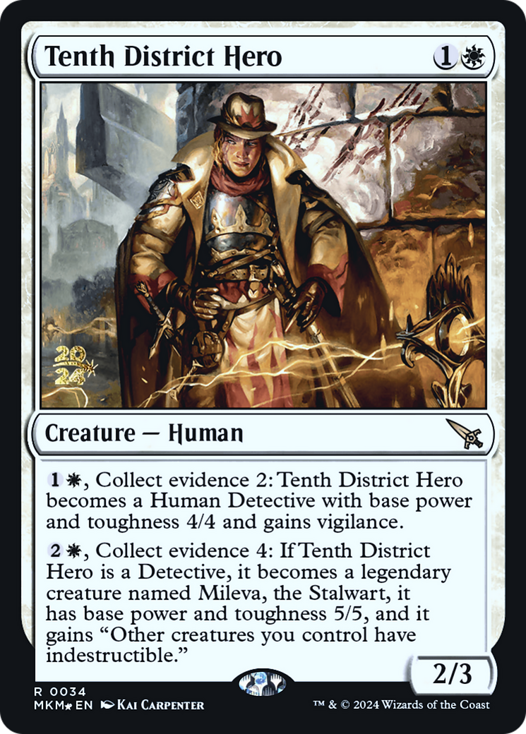 Tenth District Hero [Murders at Karlov Manor Prerelease Promos] | Good Games Adelaide SA