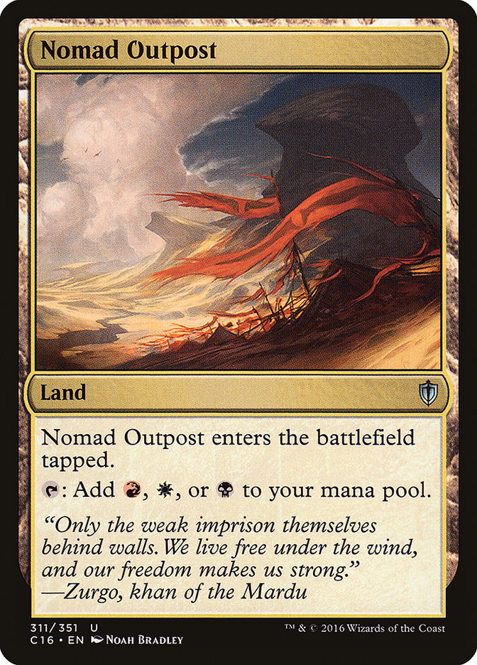 Nomad Outpost [Commander 2016] | Good Games Adelaide SA