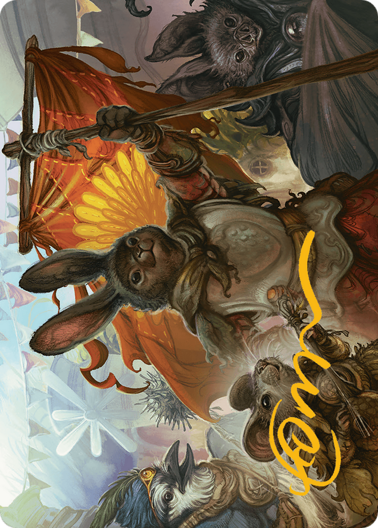Valley Questcaller 2 Art Card (Gold-Stamped Signature) [Bloomburrow Art Series] | Good Games Adelaide SA