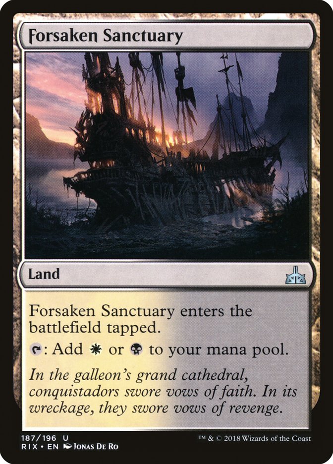 Forsaken Sanctuary [Rivals of Ixalan] | Good Games Adelaide SA