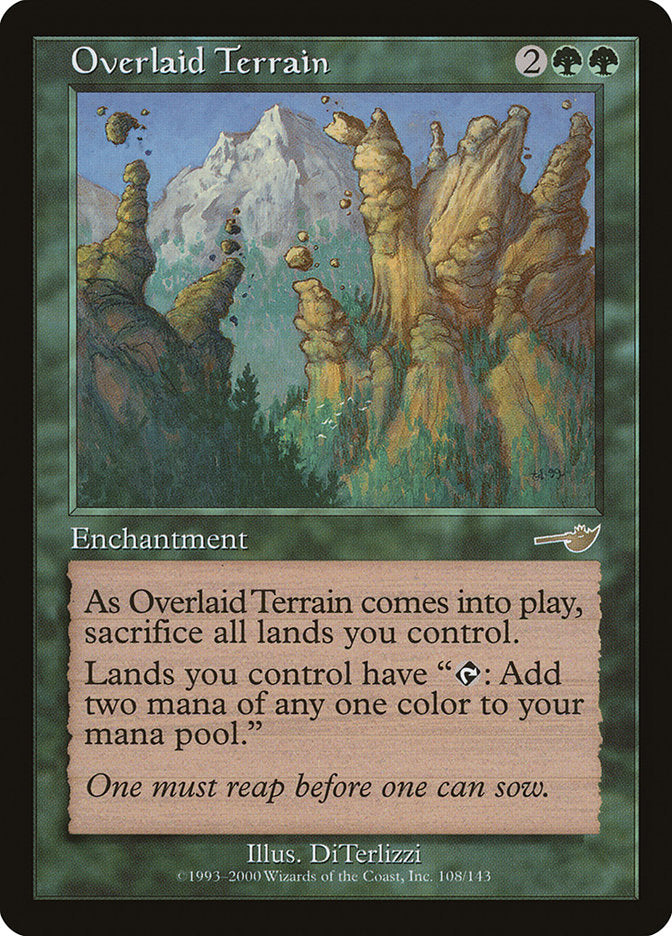 Overlaid Terrain 108 (Nemesis)  - Foil | Good Games Adelaide SA