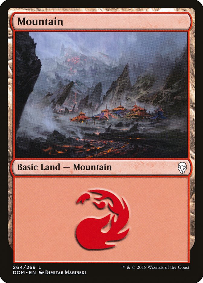 Mountain (264) [Dominaria] | Good Games Adelaide SA
