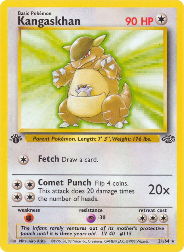 Kangaskhan 21/64 (Jungle)  - 1st Edition | Good Games Adelaide SA
