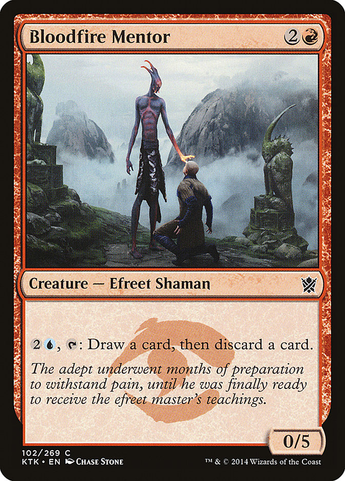Bloodfire Mentor [Khans of Tarkir] | Good Games Adelaide SA