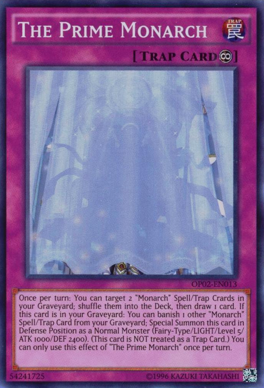 The Prime Monarch [OP02-EN013] Super Rare | Good Games Adelaide SA