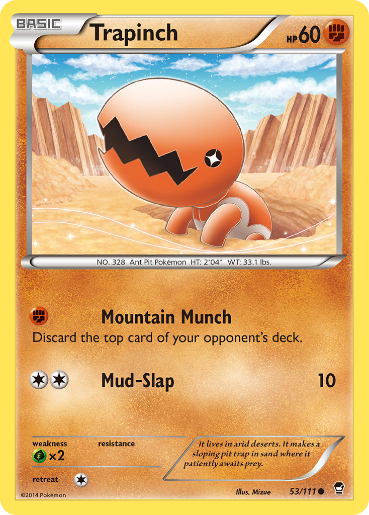 Trapinch (53/111) [XY: Furious Fists] | Good Games Adelaide SA
