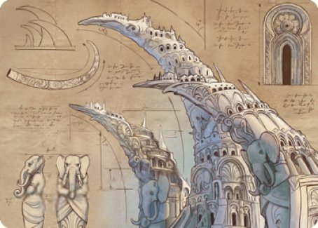 Ivory Tower Art Card [The Brothers' War Art Series] | Good Games Adelaide SA