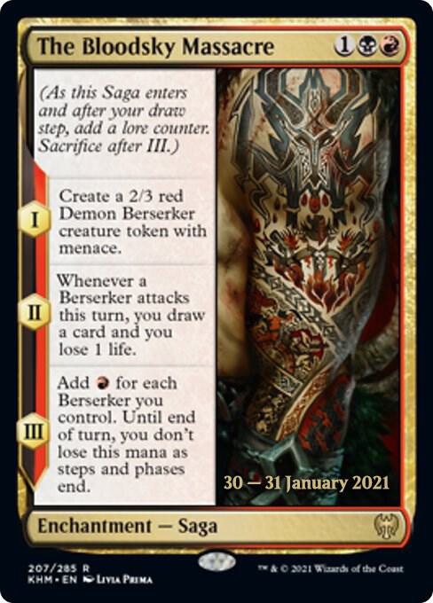 The Bloodsky Massacre 207 (Prerelease Cards)  - Foil | Good Games Adelaide SA