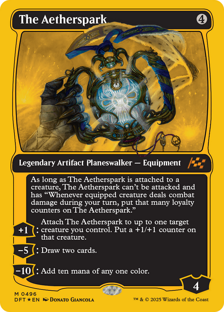 The Aetherspark (First-Place Foil) [Aetherdrift] | Good Games Adelaide SA