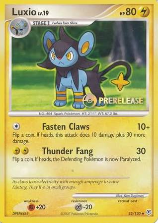 Luxio (52/130) (Prerelease Promo) [Nintendo: Black Star Promos] | Good Games Adelaide SA