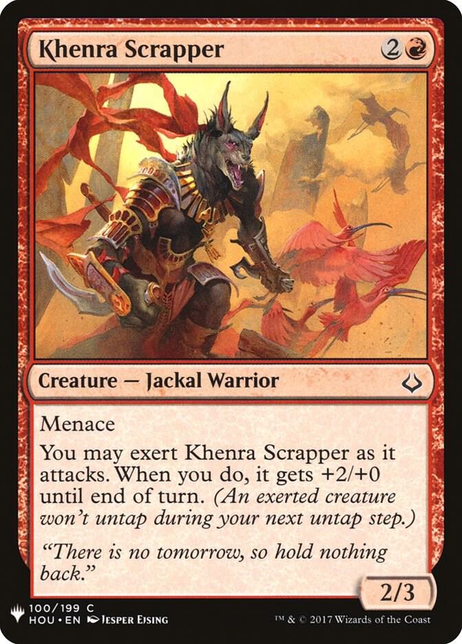 Khenra Scrapper 100 (The List Reprints)  | Good Games Adelaide SA