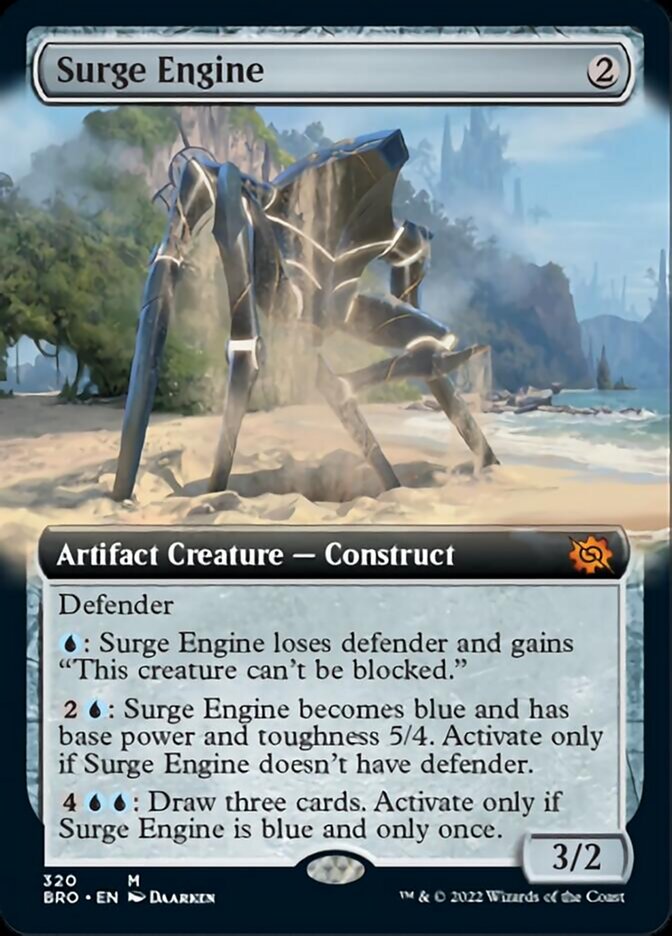 Surge Engine (Extended Art) [The Brothers' War] | Good Games Adelaide SA