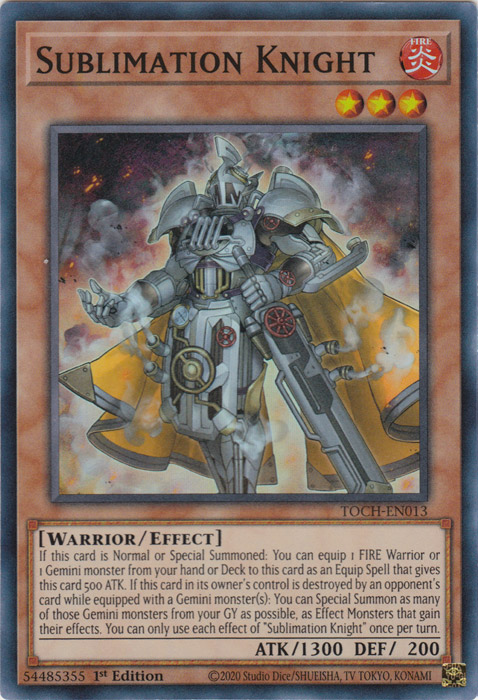 Sublimation Knight [TOCH-EN013] Super Rare | Good Games Adelaide SA