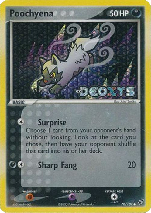 Poochyena (70/107) (Stamped) [EX: Deoxys] | Good Games Adelaide SA