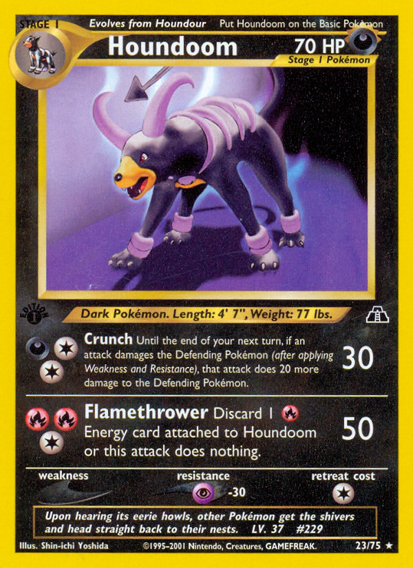 Houndoom (23/75) [Neo Discovery 1st Edition] | Good Games Adelaide SA