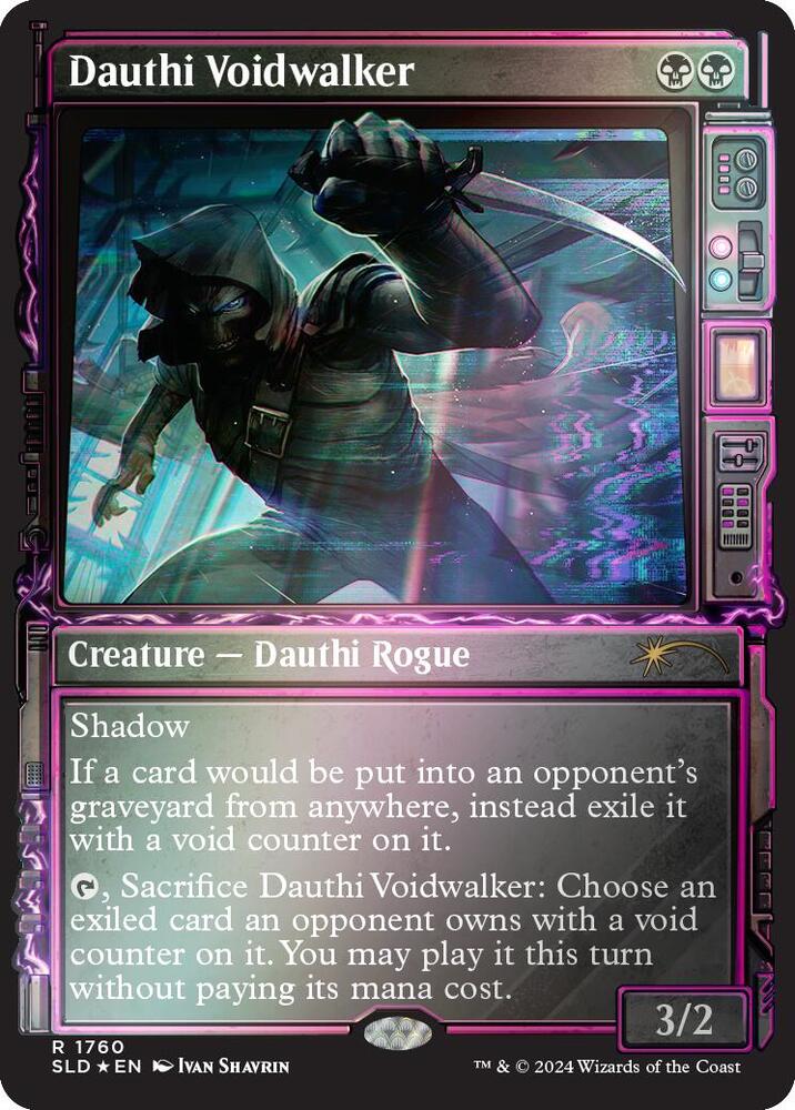 Dauthi Voidwalker Rainbow Foil 1760 (Secret Lair Drop Series)  - Foil | Good Games Adelaide SA