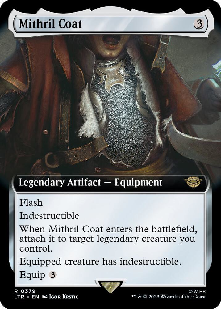 Mithril Coat 379 (Universes Beyond: The Lord of the Rings: Tales of Middle-earth)  - Extended Art | Good Games Adelaide SA