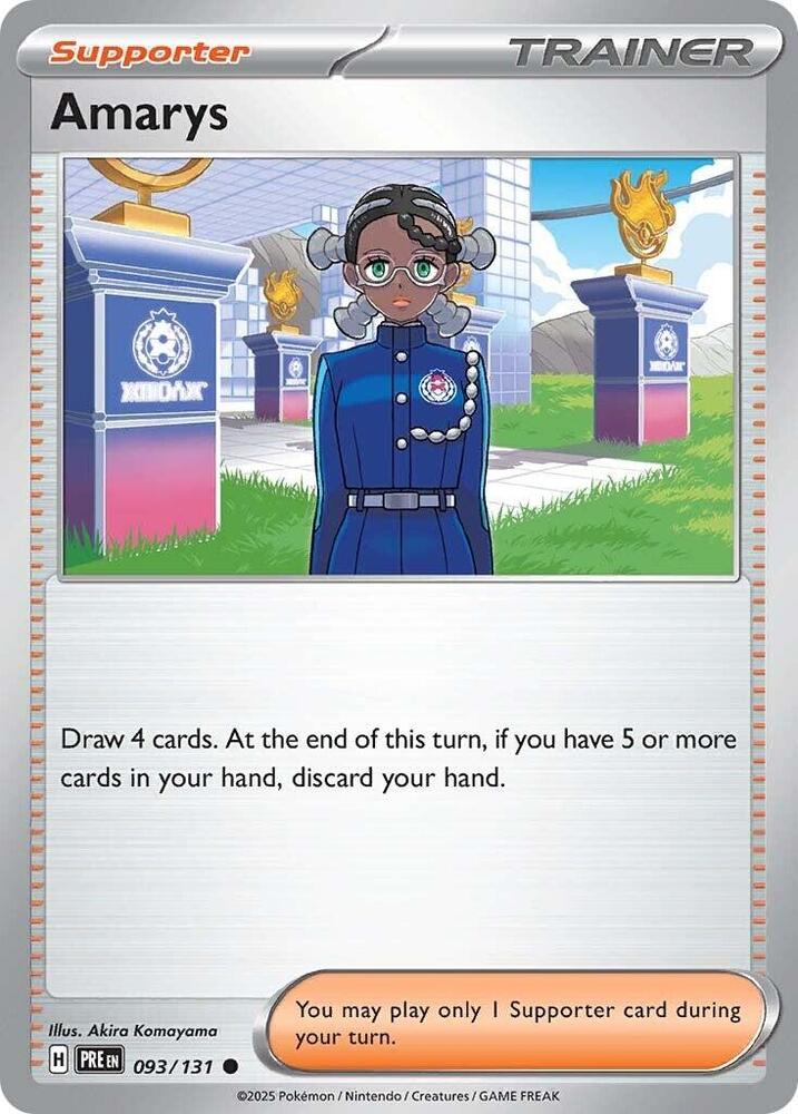 Amarys 093/131 (SV: Prismatic Evolutions)  | Good Games Adelaide SA