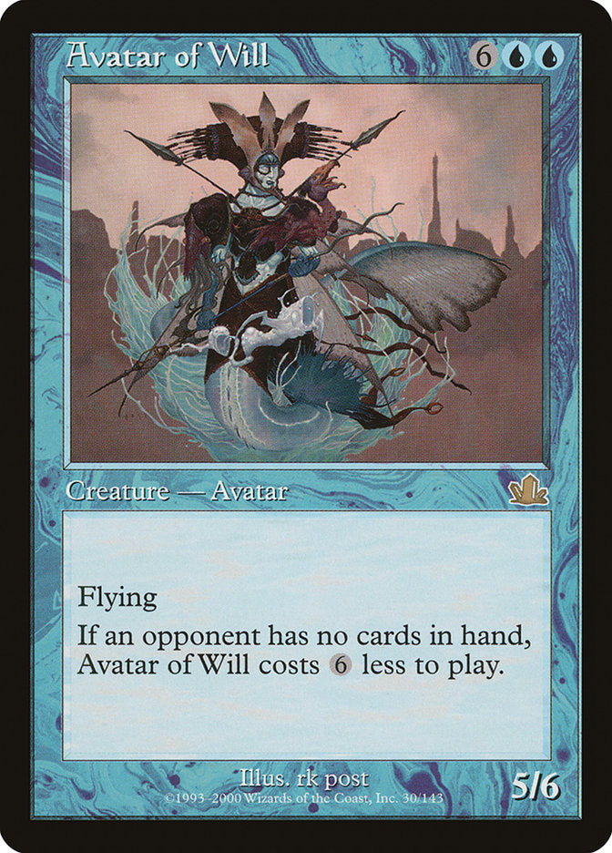 Avatar of Will 30 (Prophecy)  - Foil | Good Games Adelaide SA