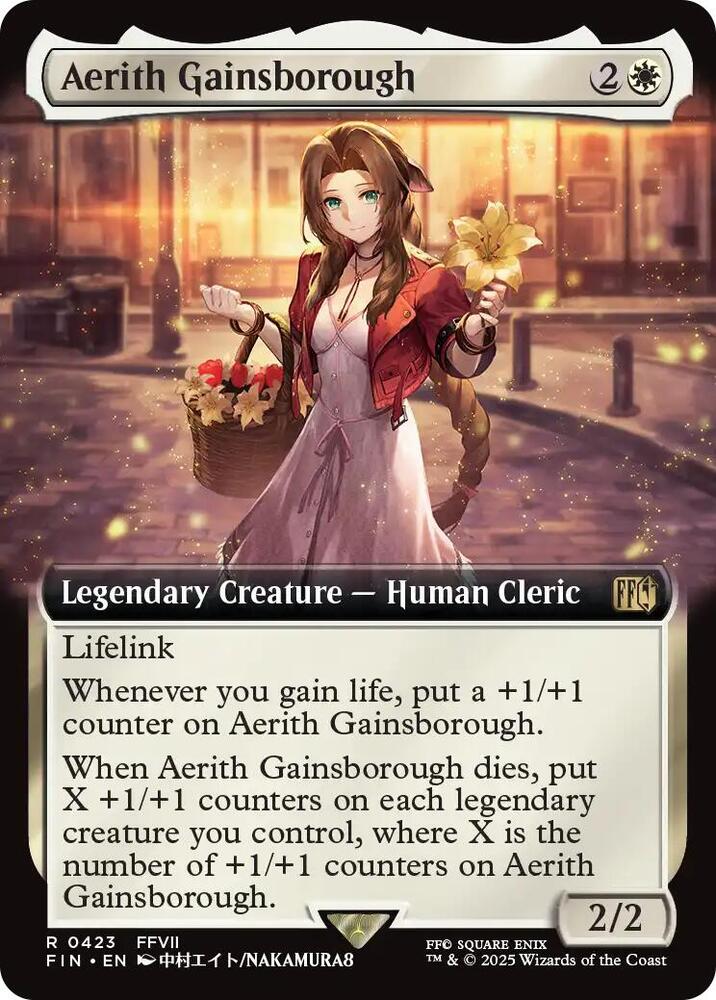 Aerith Gainsborough Extended Art 423 (FINAL FANTASY)  - Extended Art | Good Games Adelaide SA