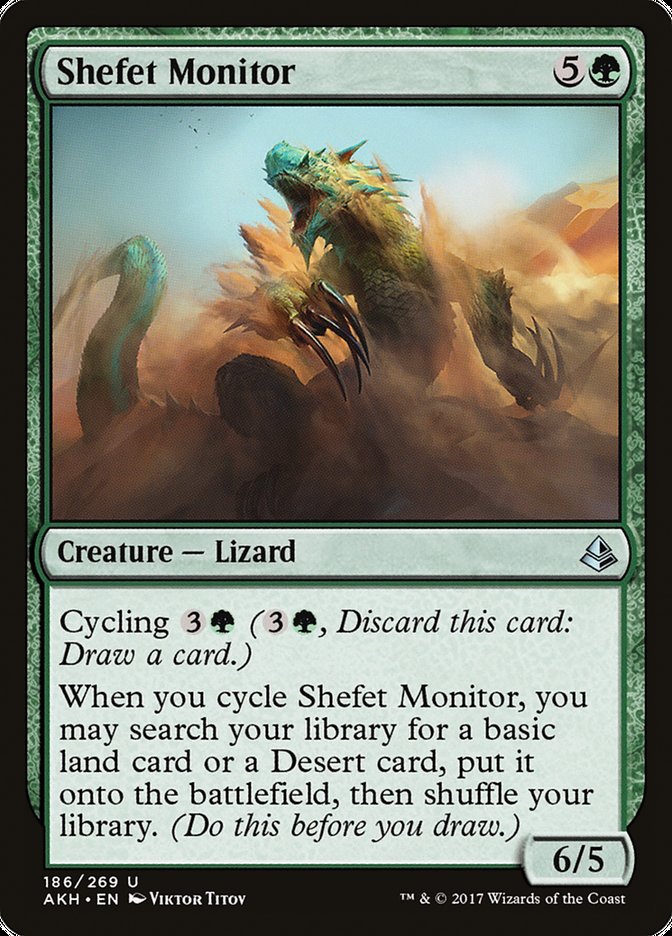 Shefet Monitor 186 (Amonkhet)  - Foil | Good Games Adelaide SA