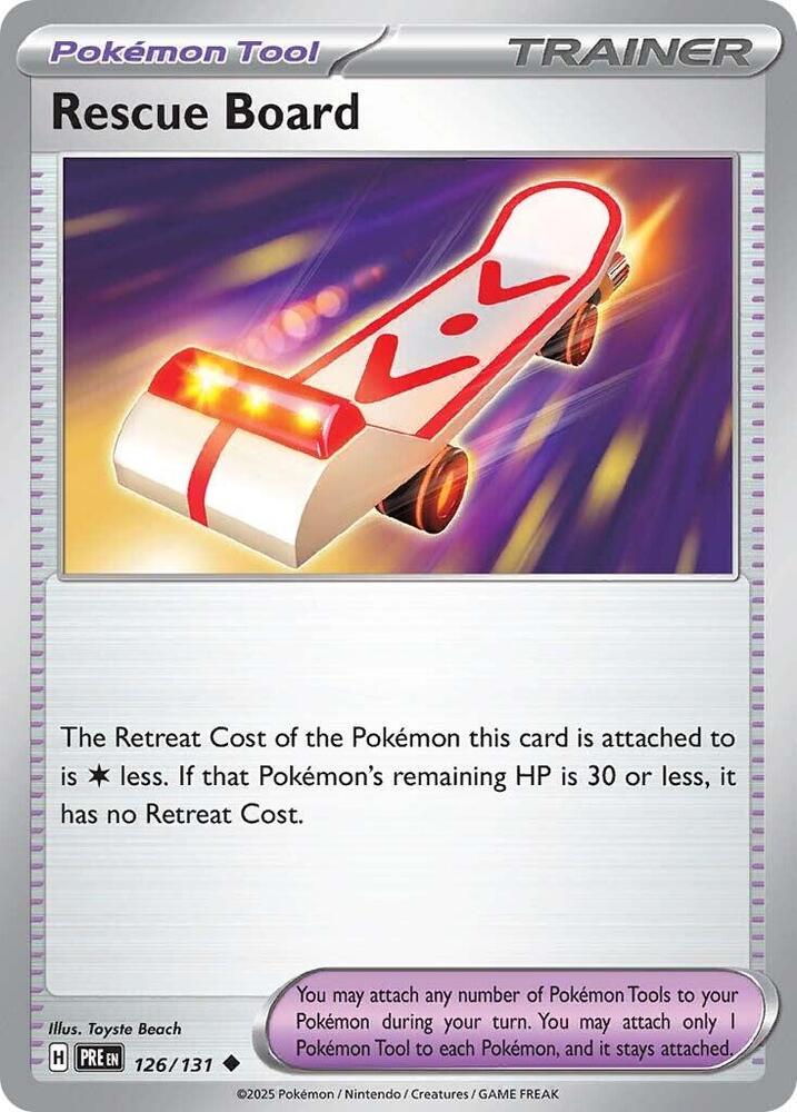 Rescue Board 126/131 (SV: Prismatic Evolutions)  | Good Games Adelaide SA