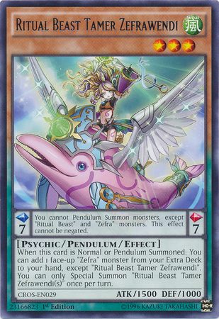 Ritual Beast Tamer Zefrawendi [CROS-EN029] Rare | Good Games Adelaide SA