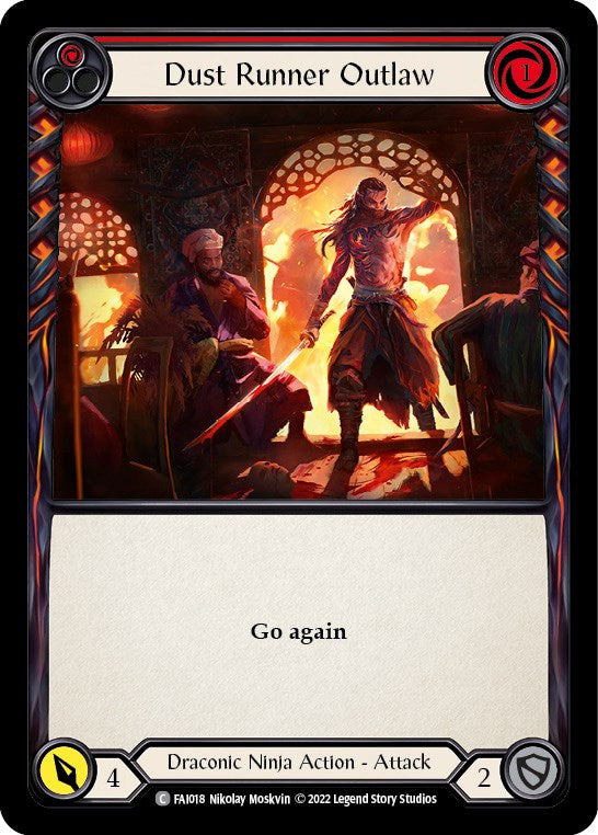 Dust Runner Outlaw (Red) [FAI018] (Uprising Fai Blitz Deck) | Good Games Adelaide SA