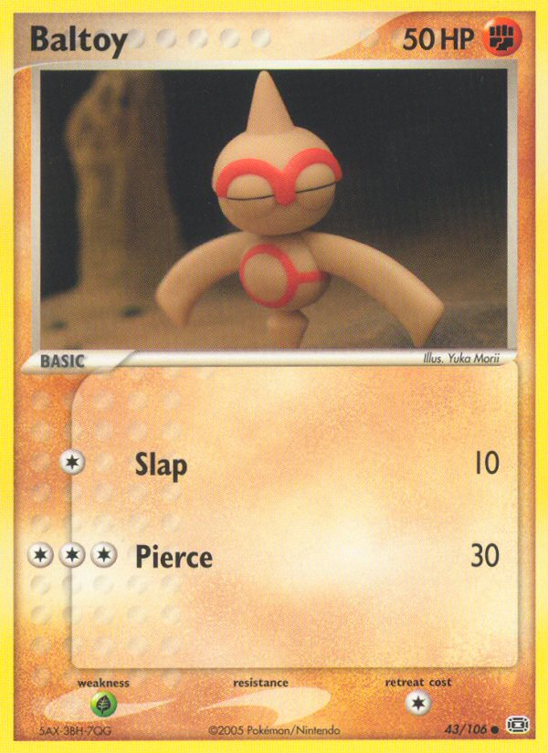 Baltoy (43/106) [EX: Emerald] | Good Games Adelaide SA