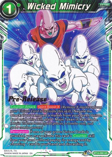 Wicked Mimicry (BT14-090) [Cross Spirits Prerelease Promos] | Good Games Adelaide SA