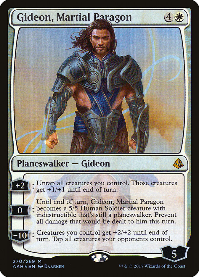 Gideon, Martial Paragon 270 (Amonkhet)  - Foil | Good Games Adelaide SA