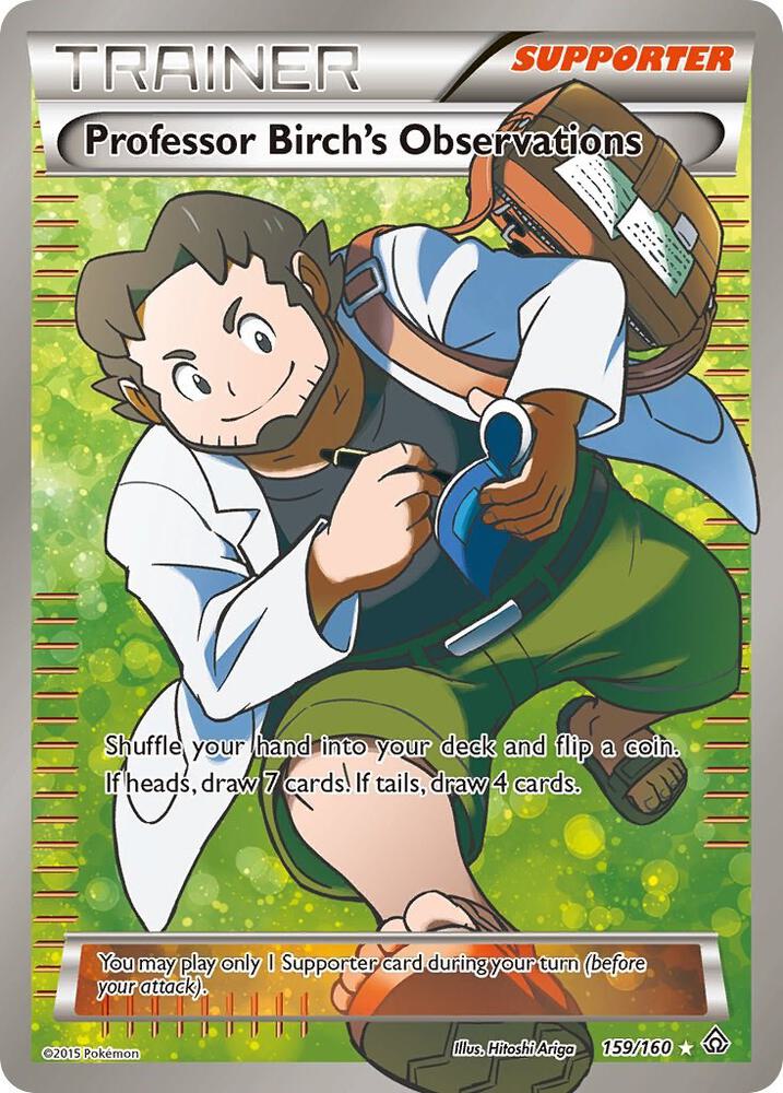 Professor Birch's Observations Full Art 159/160 (XY - Primal Clash)  - Holofoil | Good Games Adelaide SA