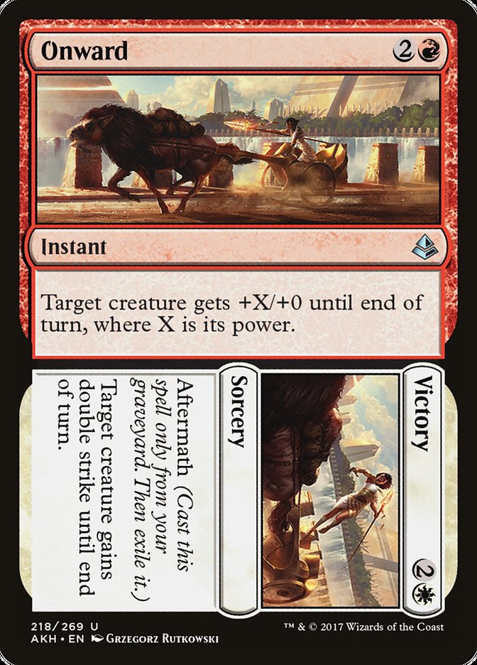 Onward // Victory 218 (Amonkhet)  - Foil | Good Games Adelaide SA