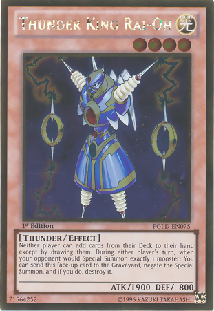 Thunder King Rai-Oh [PGLD-EN075] Gold Rare | Good Games Adelaide SA